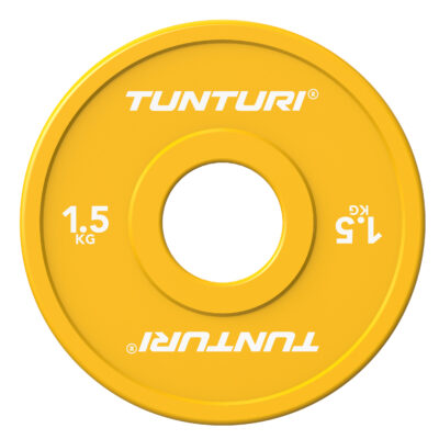 Tunturi Hantelscheibe - Platinum Fractional Plate 1.5kg - Gelb