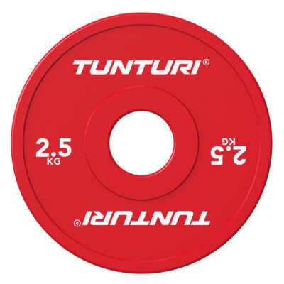 Tunturi Hantelscheibe - Platinum Fractional Plate 2.5kg - Rot