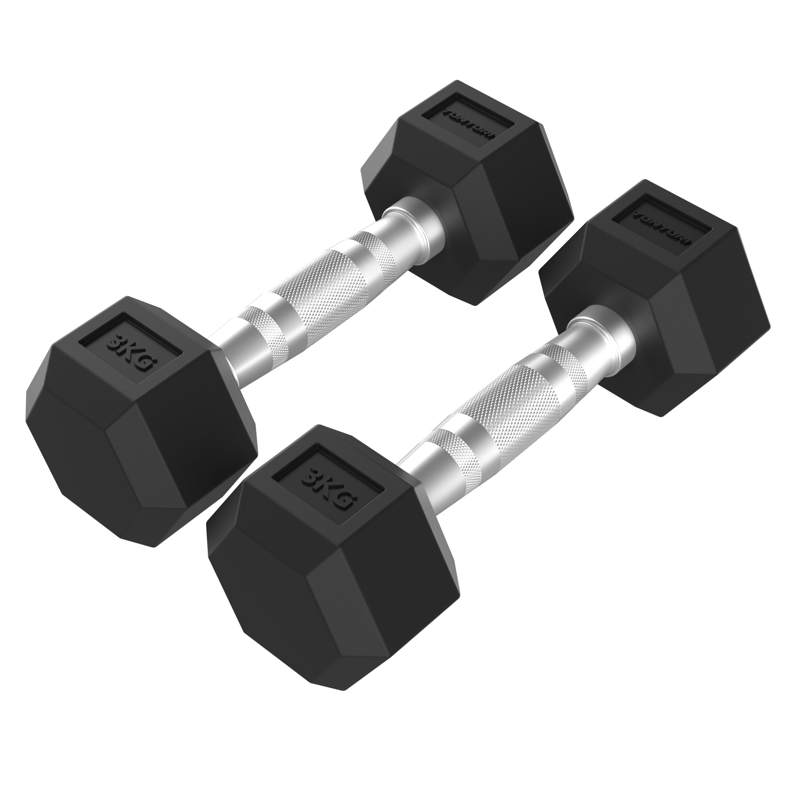 Tunturi Hantelständer - Platinum Hex Kurzhantel-Set 1-10kg - Schwarz Tunturi Hantelständer - Platinum Hex Kurzhantel-Set 1-10kg - Schwarz