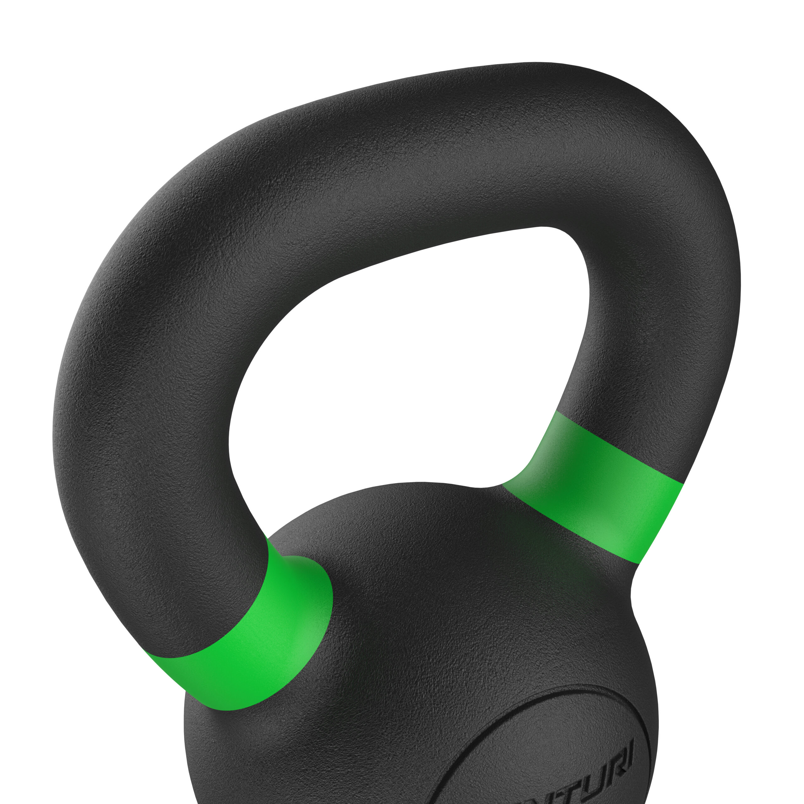 Tunturi - Platinum Gusseisen-Kettlebell 4kg - Schwarz Tunturi - Platinum Gusseisen-Kettlebell 4kg - Schwarz