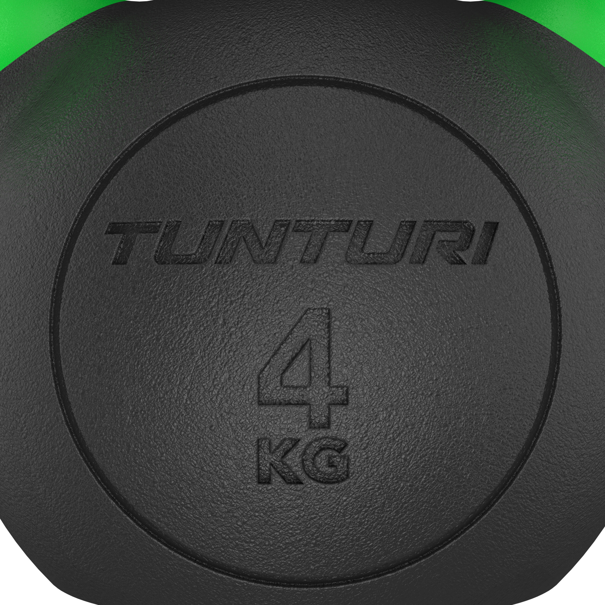 Tunturi - Platinum Gusseisen-Kettlebell 4kg - Schwarz Tunturi - Platinum Gusseisen-Kettlebell 4kg - Schwarz
