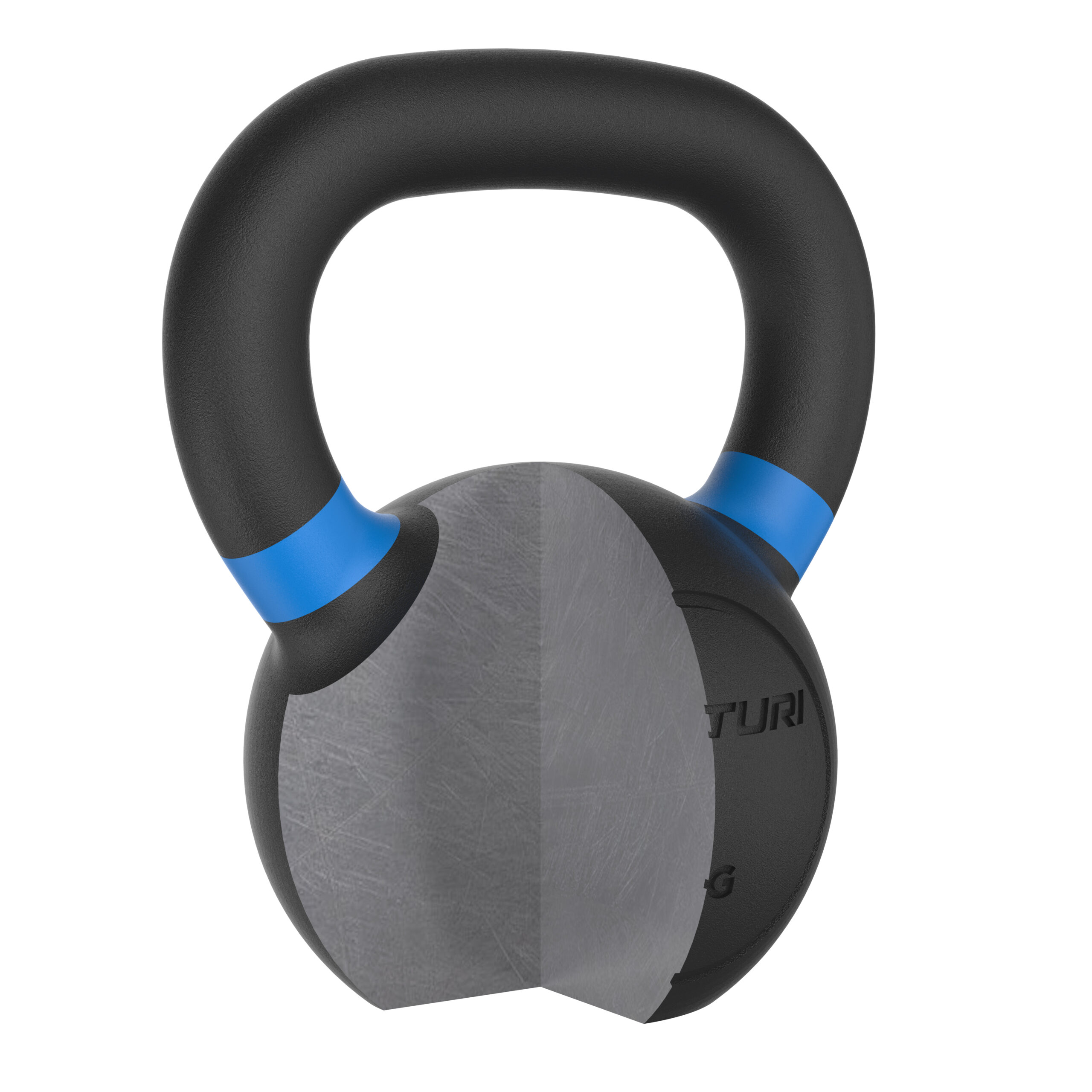 Tunturi - Platinum Gusseisen-Kettlebell 4kg - Schwarz Tunturi - Platinum Gusseisen-Kettlebell 4kg - Schwarz