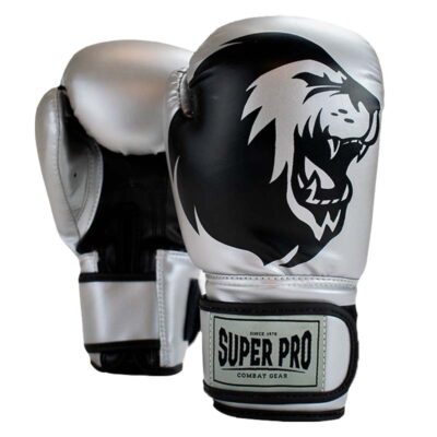 Super Pro Combat Gear Boxhandschuhe - Talent - Schwarz / Silber Super Pro Combat Gear Boxhandschuhe - Talent - Schwarz / Silber