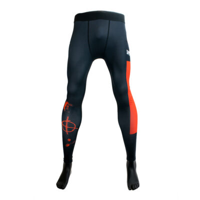 Super Pro Combat Gear Leggings - Herren - Rot / Schwarz