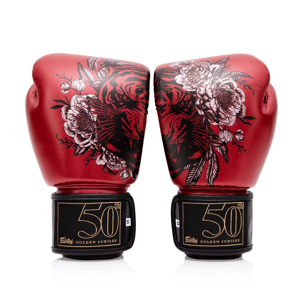 Fairtex Boxhandschuhe - Golden Jubilee Premium - Rot Fairtex Boxhandschuhe - Golden Jubilee Premium - Rot