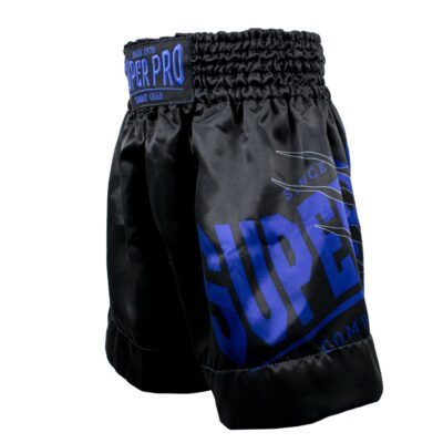 Super Pro Combat Gear (Thai)Boxhose Kinder Wolf - Blau / Grau / Schwarz