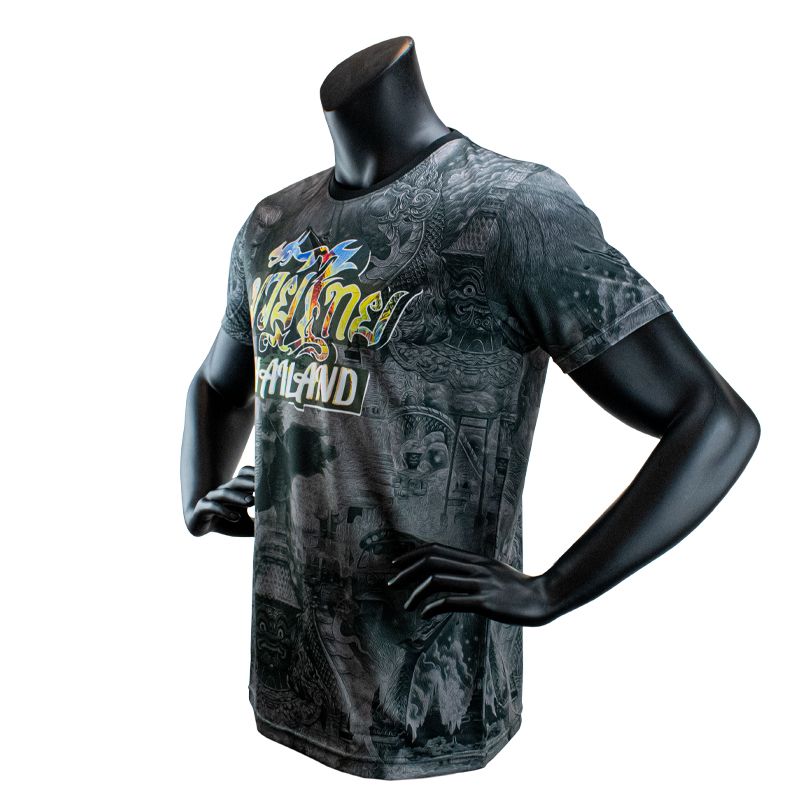 Super Pro Combat Gear T-Shirt - Pattaya Made In Thailand - Schwarz / Gelb Super Pro Combat Gear T-Shirt - Pattaya Made In Thailand - Schwarz / Gelb