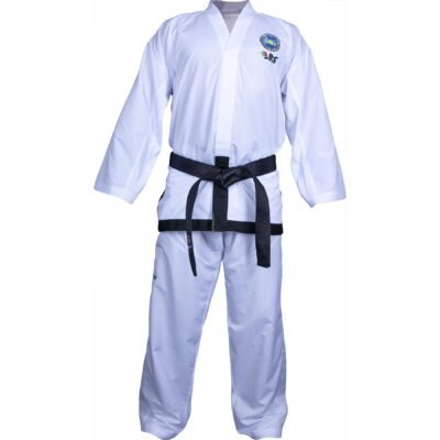 TOP TEN Taekwondoanzug - Master Dobok green - Weiß