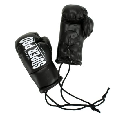 Super Pro Combat Gear Boxhandschuhe - Mini - Schwarz / Weiß