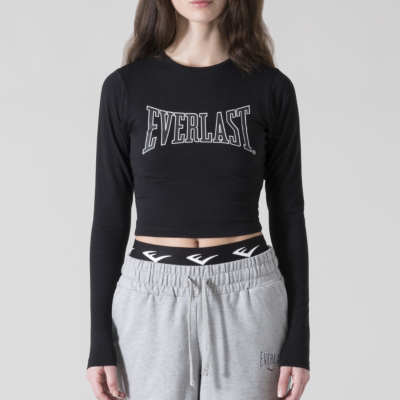 Everlast T-Shirt - Long Sleeve Logo - Schwarz