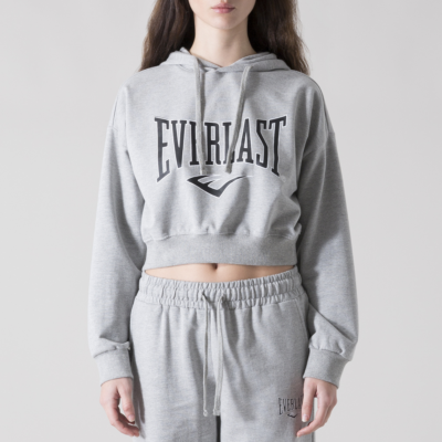 Everlast Hoodie - Cropped Logo - Grau Everlast Hoodie - Cropped Logo - Grau