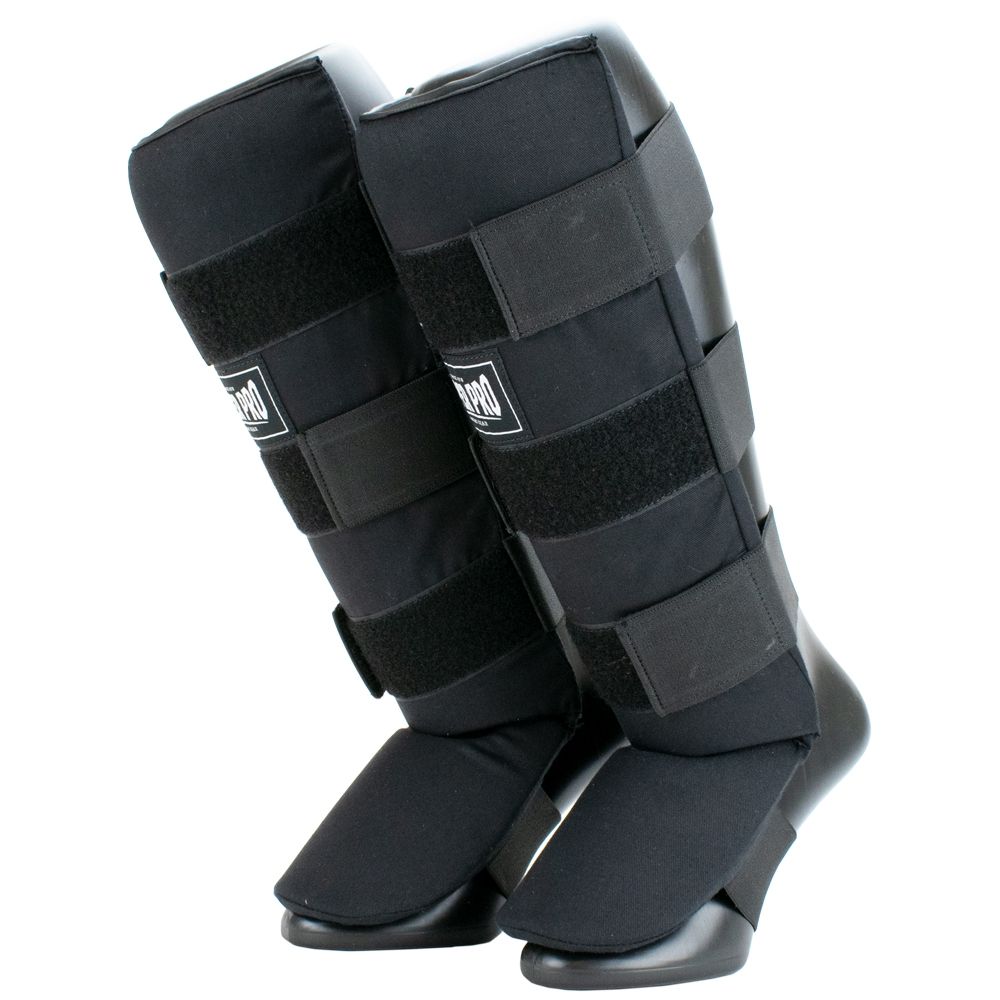 Super Pro Combat Gear Schienbein- und Spannschutz - Savior - Schwarz / Weiß
