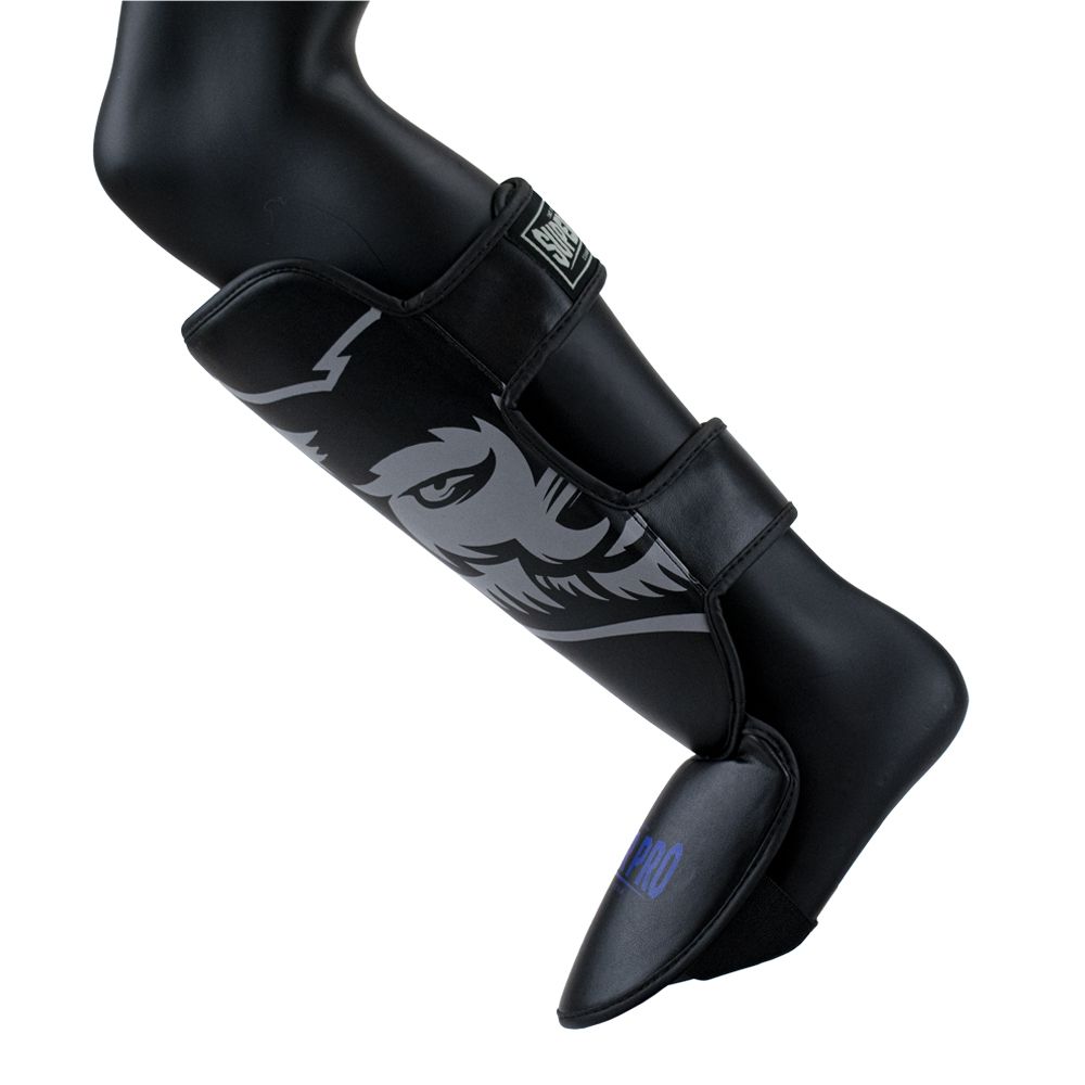 Super Pro Combat Gear Schienbein- und Spannschutz - Wolf - Blau / Grau / Schwarz Super Pro Combat Gear Schienbein- und Spannschutz - Wolf - Blau / Grau / Schwarz
