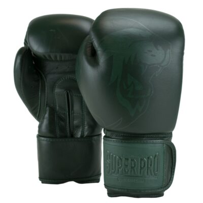 Super Pro Combat Gear Boxhandschuhe - Legend Se Leder - Grün