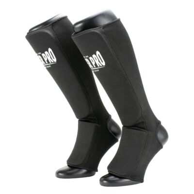 Super Pro Combat Gear Schienbein- und Spannschutz - Defender - Schwarz / Weiß Super Pro Combat Gear Schienbein- und Spannschutz - Defender - Schwarz / Weiß