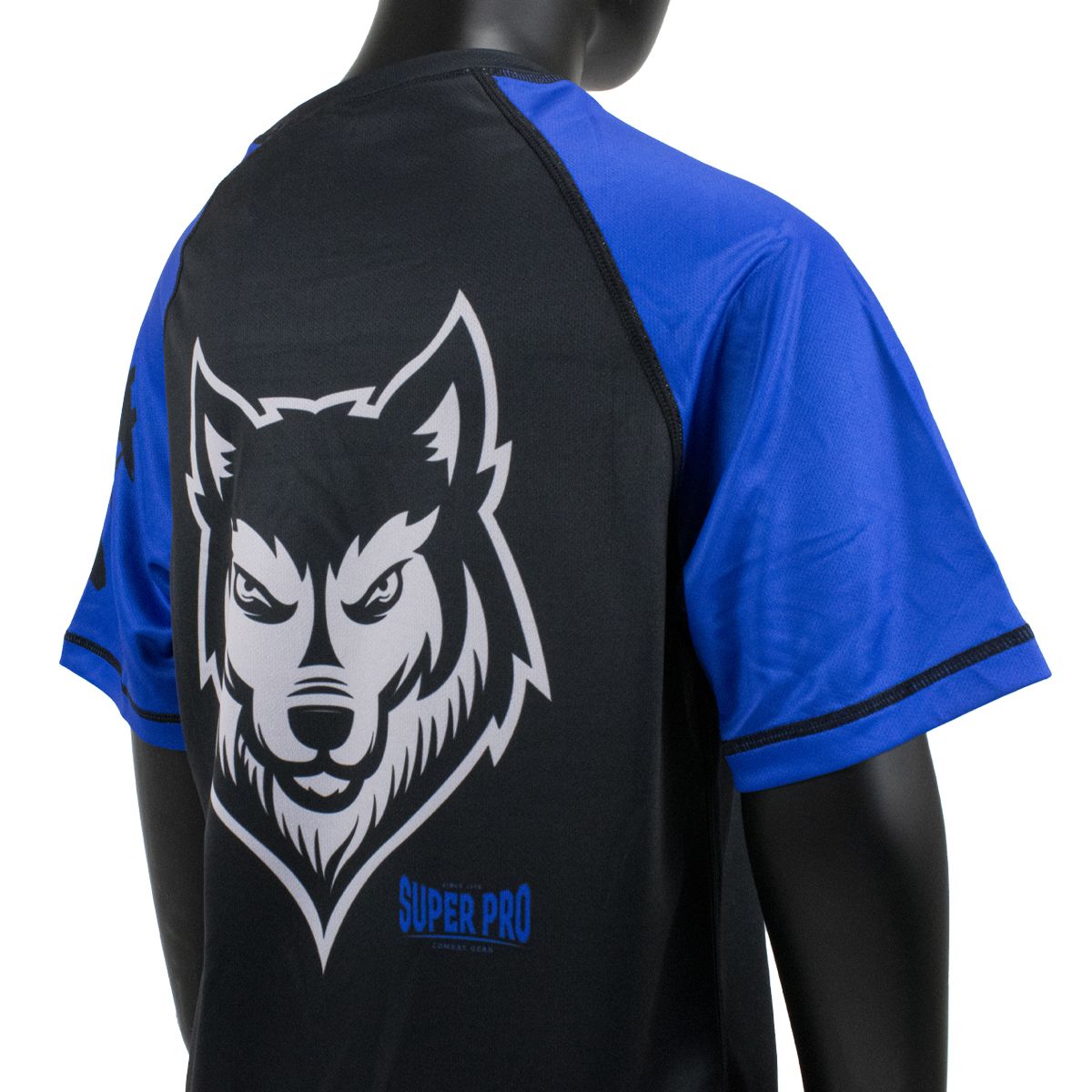 Super Pro Combat Gear Shirt - Wolf - Blau / Grau / Schwarz Super Pro Combat Gear Shirt - Wolf - Blau / Grau / Schwarz