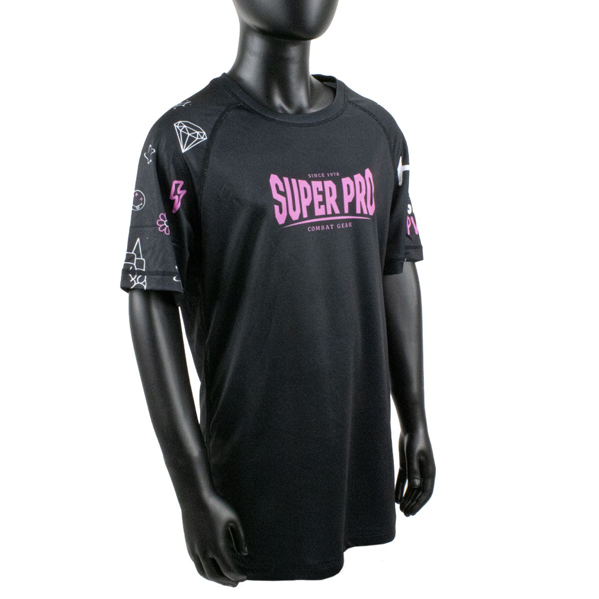 Super Pro Combat Gear Shirt - Kinder Bear - Rosa / Schwarz / Weiß