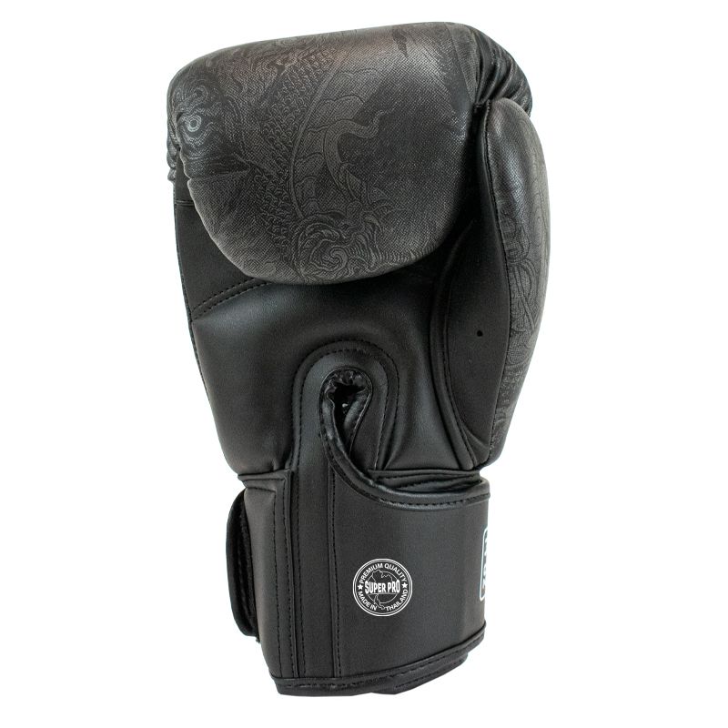 Super Pro Combat Gear Boxhandschuhe - Muay-Thai-Boxhandschuhe Leder Pattaya Made In Thailand - Schwarz / Gelb Super Pro Combat Gear Boxhandschuhe - Muay-Thai-Boxhandschuhe Leder Pattaya Made In Thailand - Schwarz / Gelb