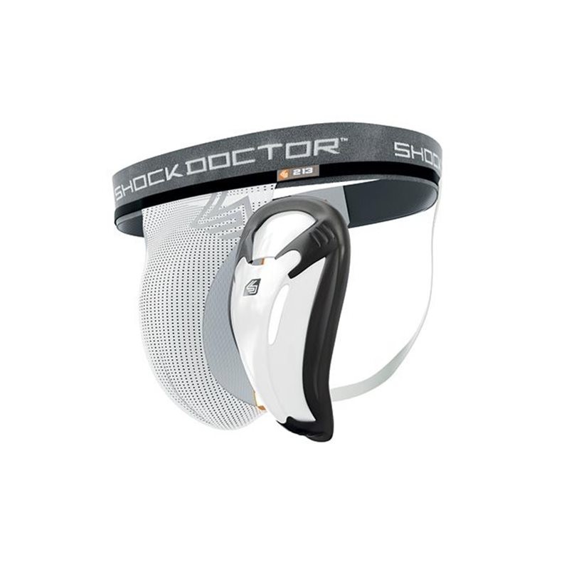 Shock Doctor Tiefschutz - Core Supporter With Bio-flex Cup - Schwarz / Weiß