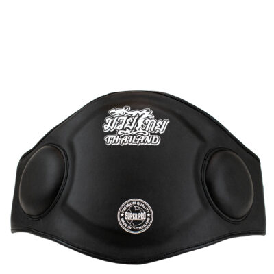 Super Pro Combat Gear Bauchschutz - Pattaya MADE in THAILAND - Schwarz / Weiß