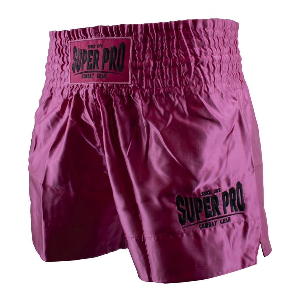 Super Pro Combat Gear Kickbox-Shorts - Thai- und Kickbox-Shorts Hero - Rosa / Schwarz Super Pro Combat Gear Kickbox-Shorts - Thai- und Kickbox-Shorts Hero - Rosa / Schwarz