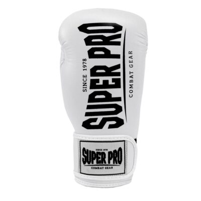 Super Pro Combat Gear Boxhandschuhe - Champ - Schwarz / Weiß