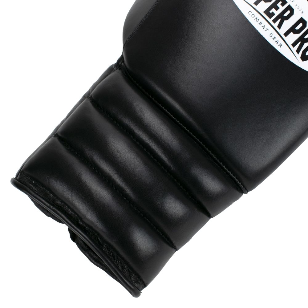 Super Pro Combat Gear Boxhandschuhe - Knock Out - Schwarz / Weiß Super Pro Combat Gear Boxhandschuhe - Knock Out - Schwarz / Weiß