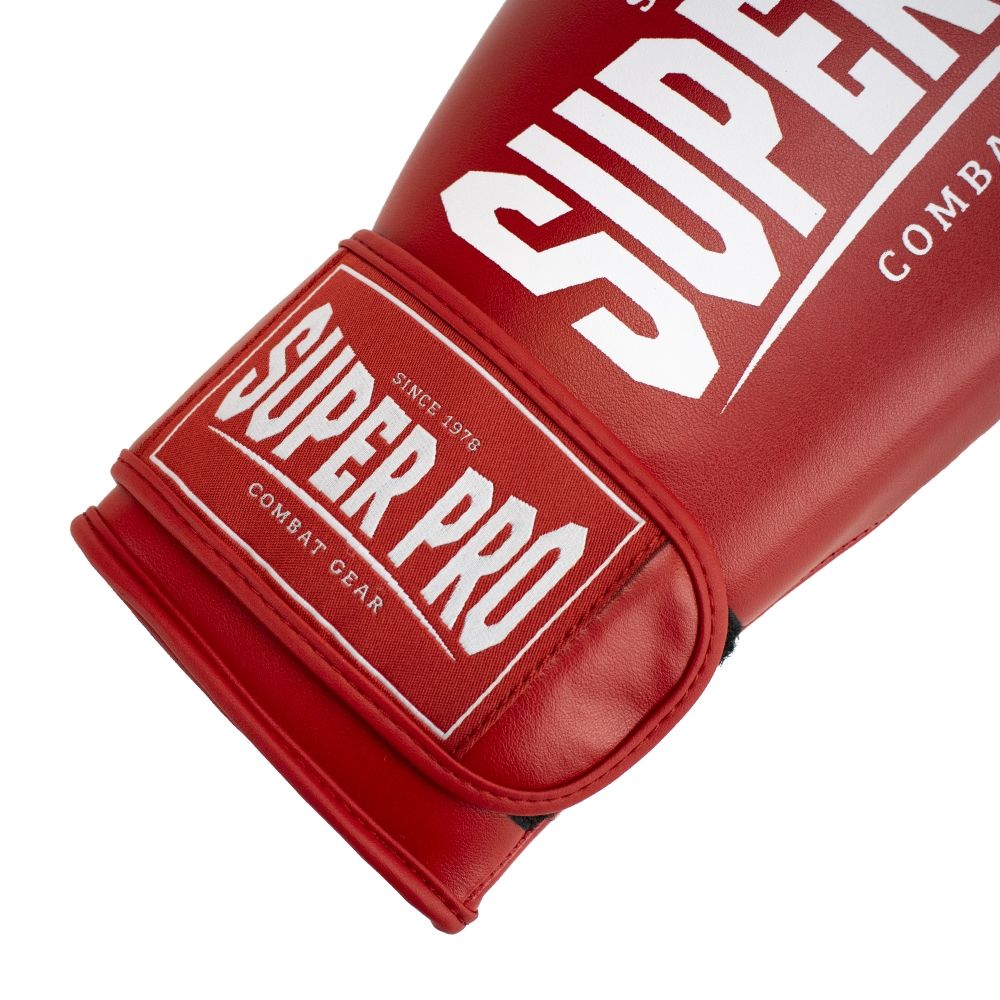 Super Pro Combat Gear Boxhandschuhe - Champ - Rot / Weiß Super Pro Combat Gear Boxhandschuhe - Champ - Rot / Weiß