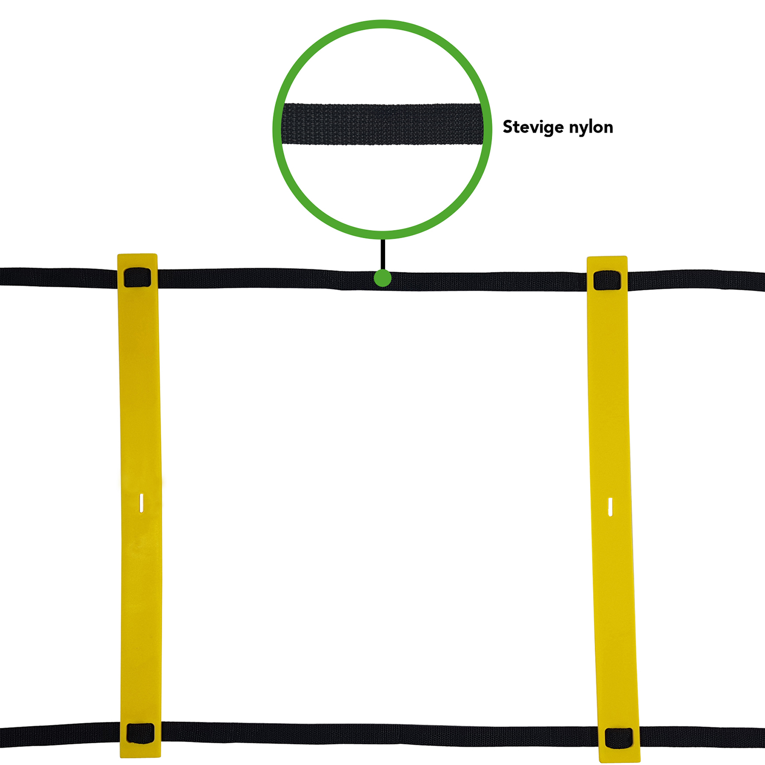 Tunturi - Agility-Leiter 4.5m - Schwarz / Gelb Tunturi - Agility-Leiter 4.5m - Schwarz / Gelb