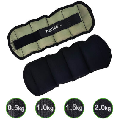 Tunturi Knöchelbandage - Arm-/Bein-Gewichte 1.5kg - Grau