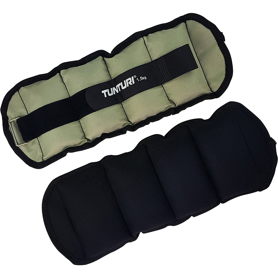 Tunturi Knöchelbandage - Arm-/Bein-Gewichte 1.5kg - Grau Tunturi Knöchelbandage - Arm-/Bein-Gewichte 1.5kg - Grau