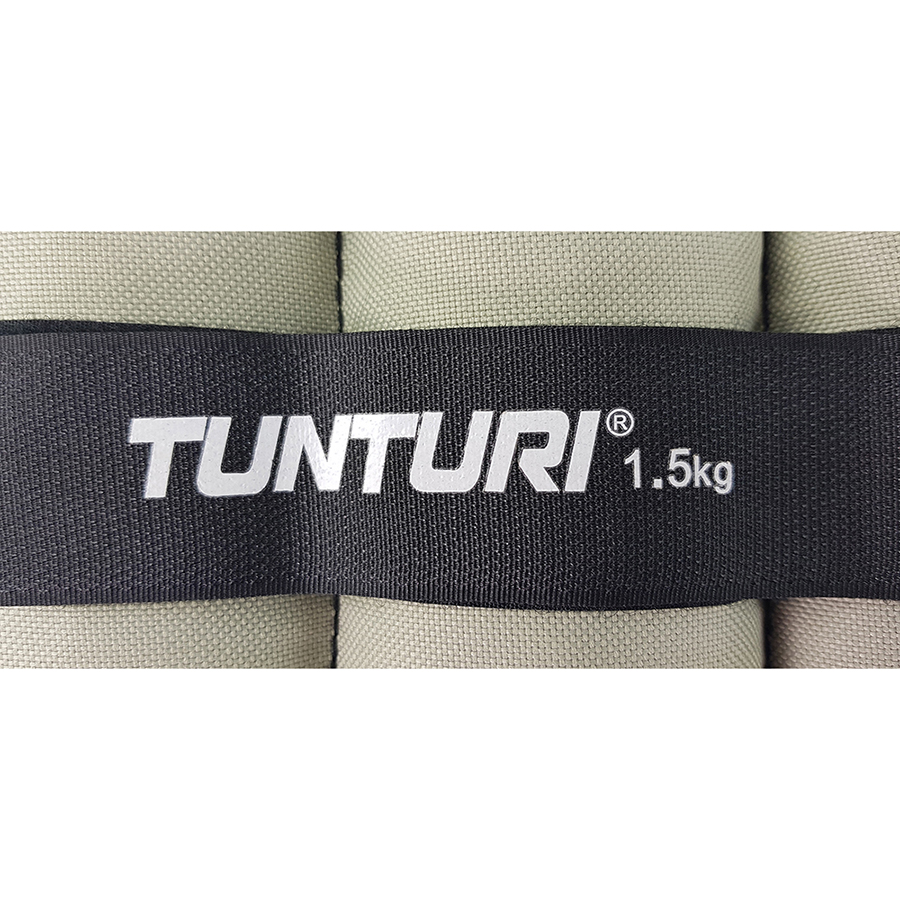 Tunturi Knöchelbandage - Arm-/Bein-Gewichte 1.5kg - Grau Tunturi Knöchelbandage - Arm-/Bein-Gewichte 1.5kg - Grau