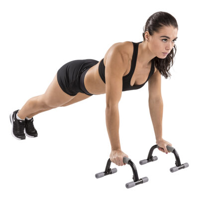 Tunturi Liegestützgriffe - Parallettes - Push-up Bar - Schwarz