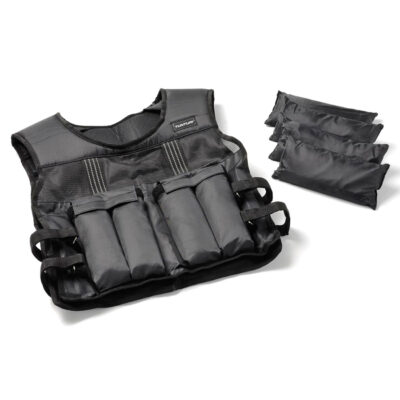 Tunturi Gewichtsweste - Verstellbare Gewichtsweste 15kg - Schwarz