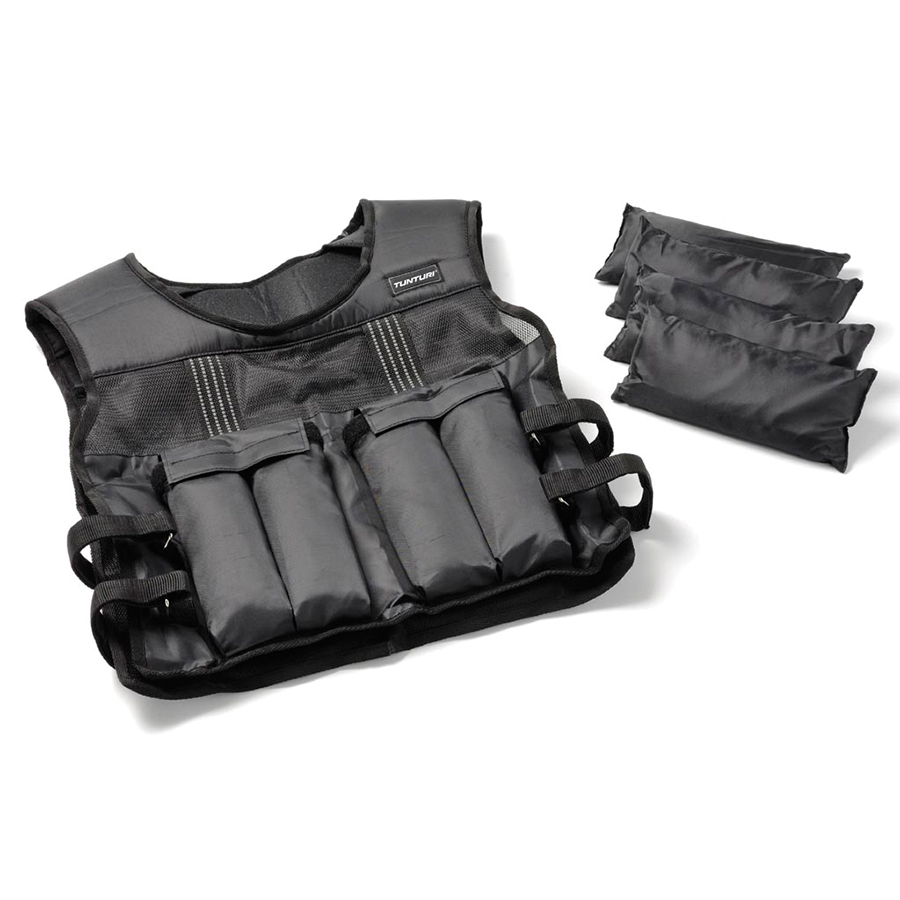 Tunturi Gewichtsweste - Verstellbare Gewichtsweste 15kg - Schwarz Tunturi Gewichtsweste - Verstellbare Gewichtsweste 15kg - Schwarz