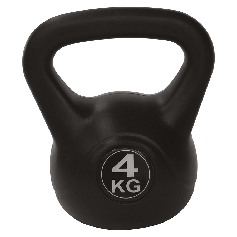 Tunturi Kettlebell - PVC Kettlebell 4kg - Schwarz Tunturi Kettlebell - PVC Kettlebell 4kg - Schwarz
