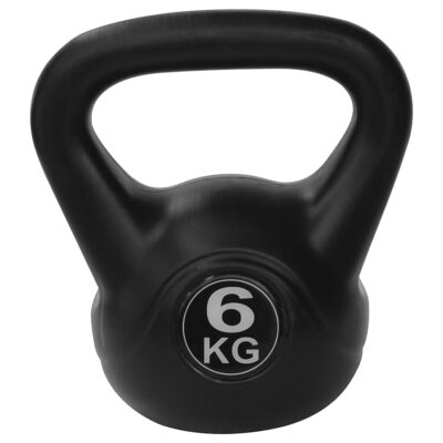 Tunturi Kettlebell - PVC Kettlebell 6kg - Schwarz