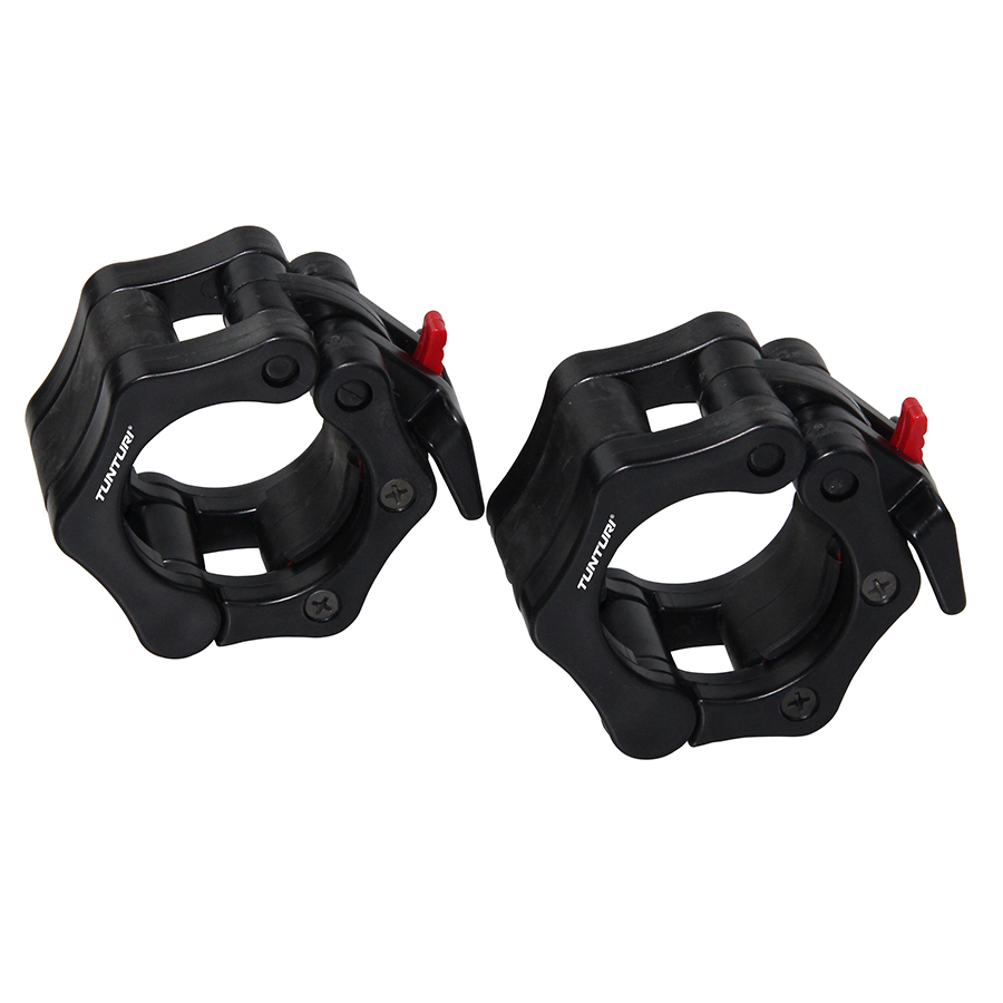 Tunturi Hantelstangenverschluss - Olympic Lock Jaw Collars - Schwarz
