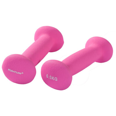 Tunturi Kurzhantel - Neopren-Kurzhantel 0,5kg - Rosa