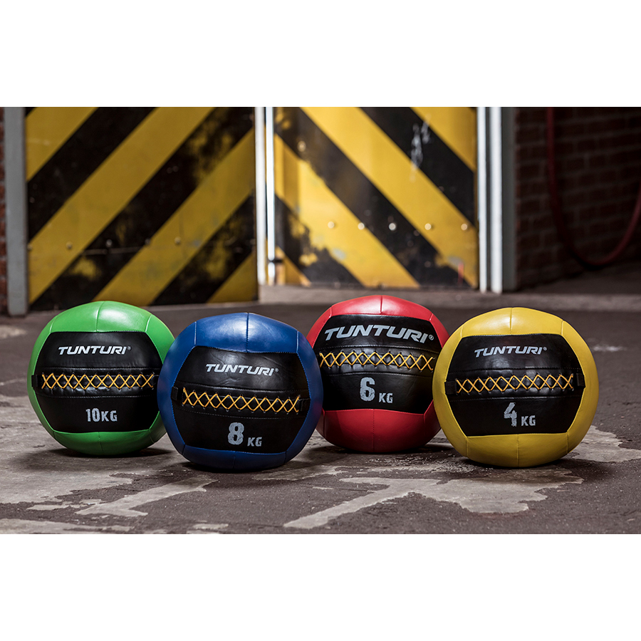 Tunturi Wall Ball - Medizinball - Functional Training Ball 10kg - Schwarz Tunturi Wall Ball - Medizinball - Functional Training Ball 10kg - Schwarz
