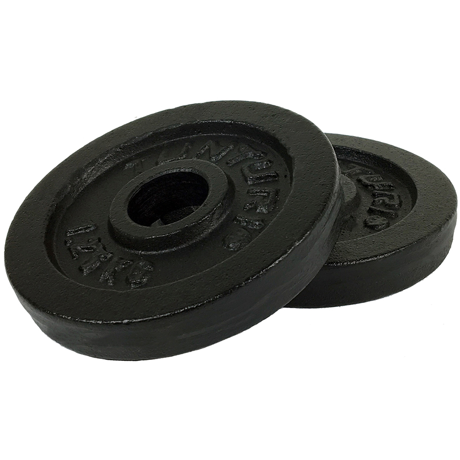 Tunturi Hantelscheibe - Black 1,25kg - Schwarz Tunturi Hantelscheibe - Black 1,25kg - Schwarz