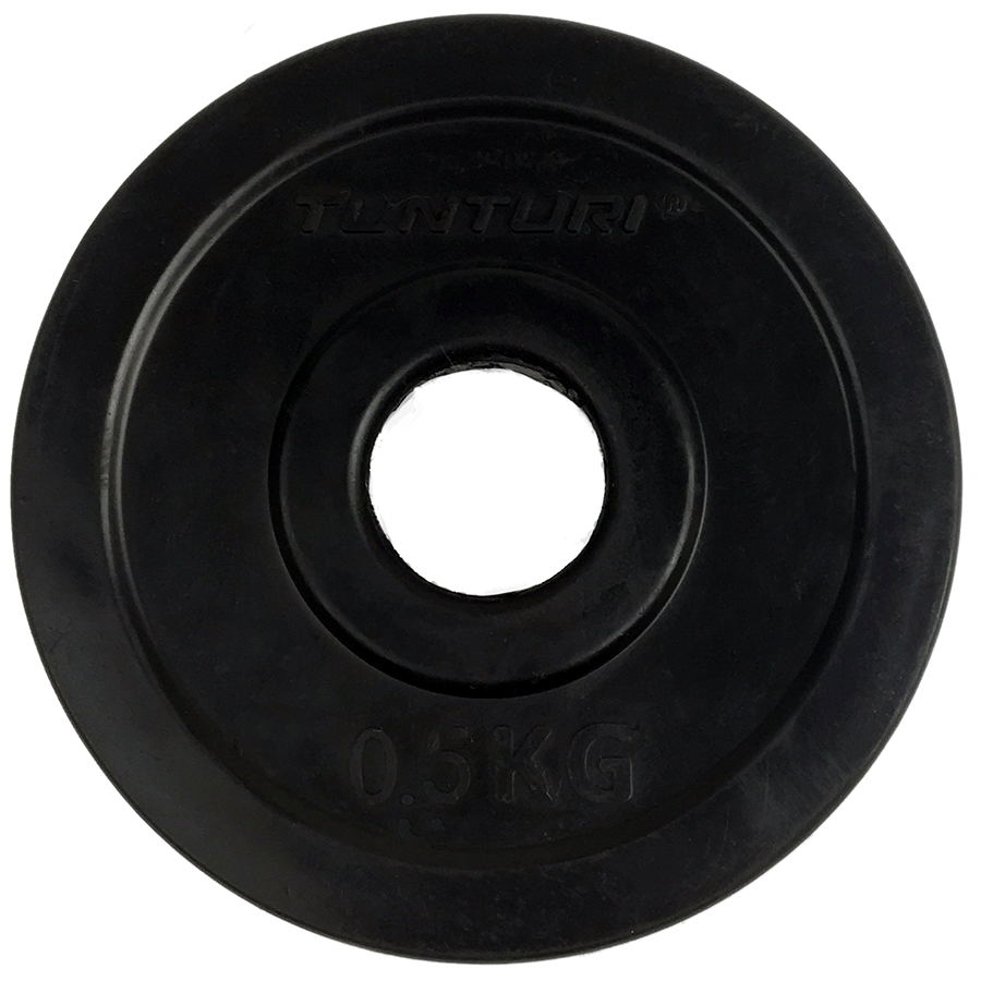 Tunturi Hantelscheibe - Hantelgewichte 0,5kg - Schwarz Tunturi Hantelscheibe - Hantelgewichte 0,5kg - Schwarz
