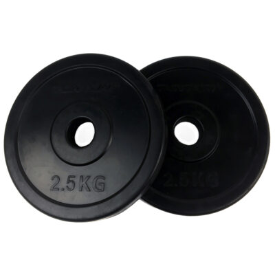 Tunturi Hantelscheibe - Rubber Plates 2.5kg - 2,50 kg - Schwarz