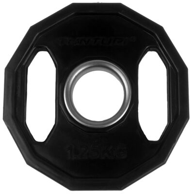Tunturi Hantelscheibe - Olympic Rubber Plates 1,25kg - Schwarz