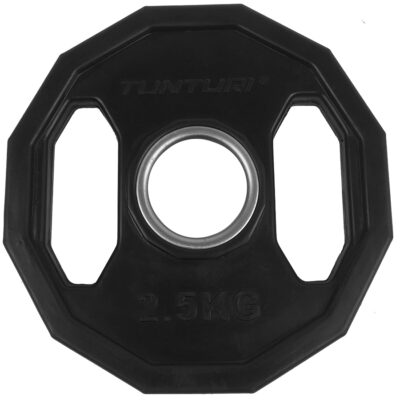 Tunturi Hantelscheibe - Olympic Rubber Plates 2.5kg - Schwarz