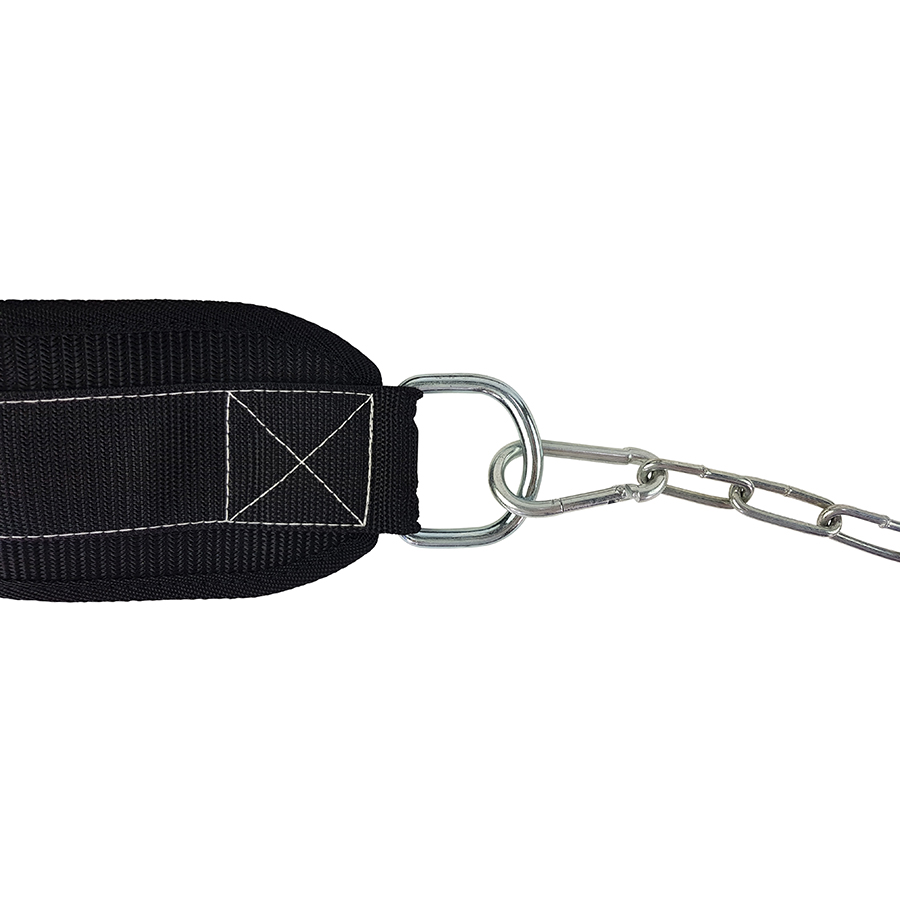 Tunturi - EVA Dip-Gürtel mit Kette - Schwarz Tunturi - EVA Dip-Gürtel mit Kette - Schwarz