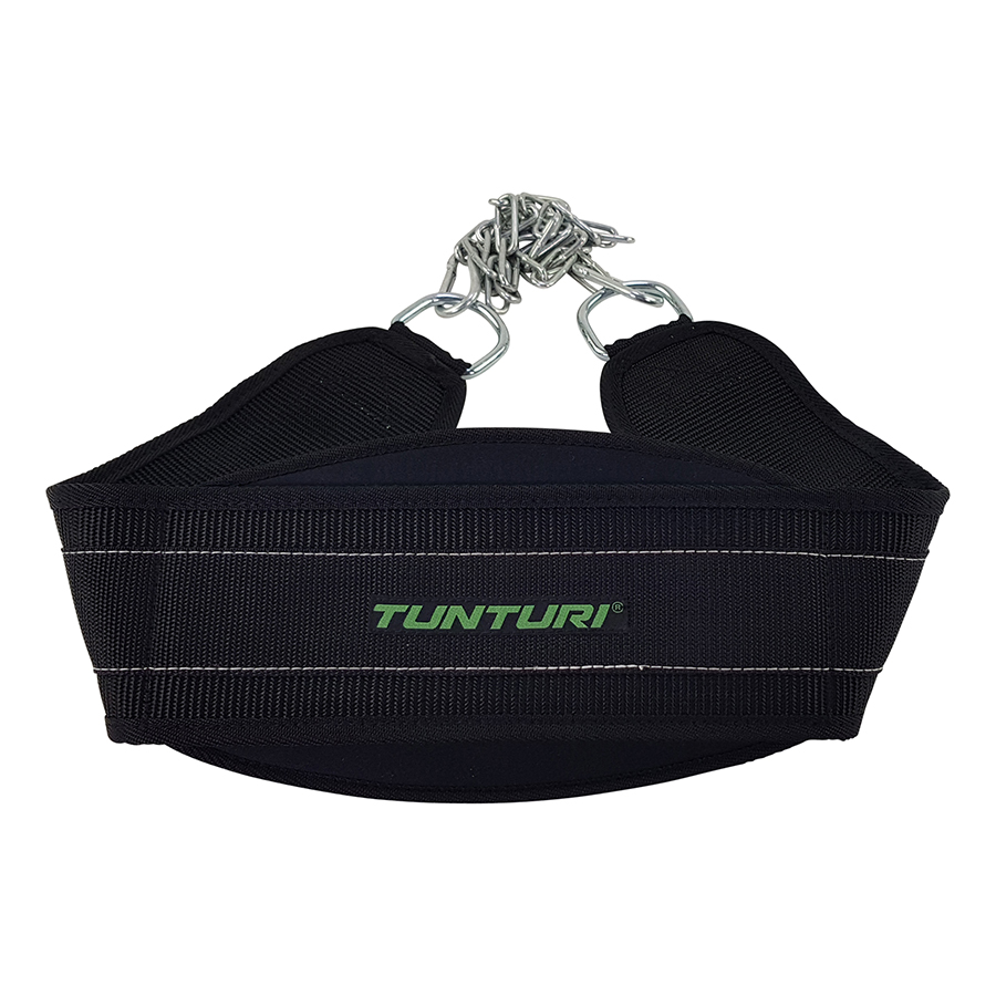 Tunturi - EVA Dip-Gürtel mit Kette - Schwarz Tunturi - EVA Dip-Gürtel mit Kette - Schwarz