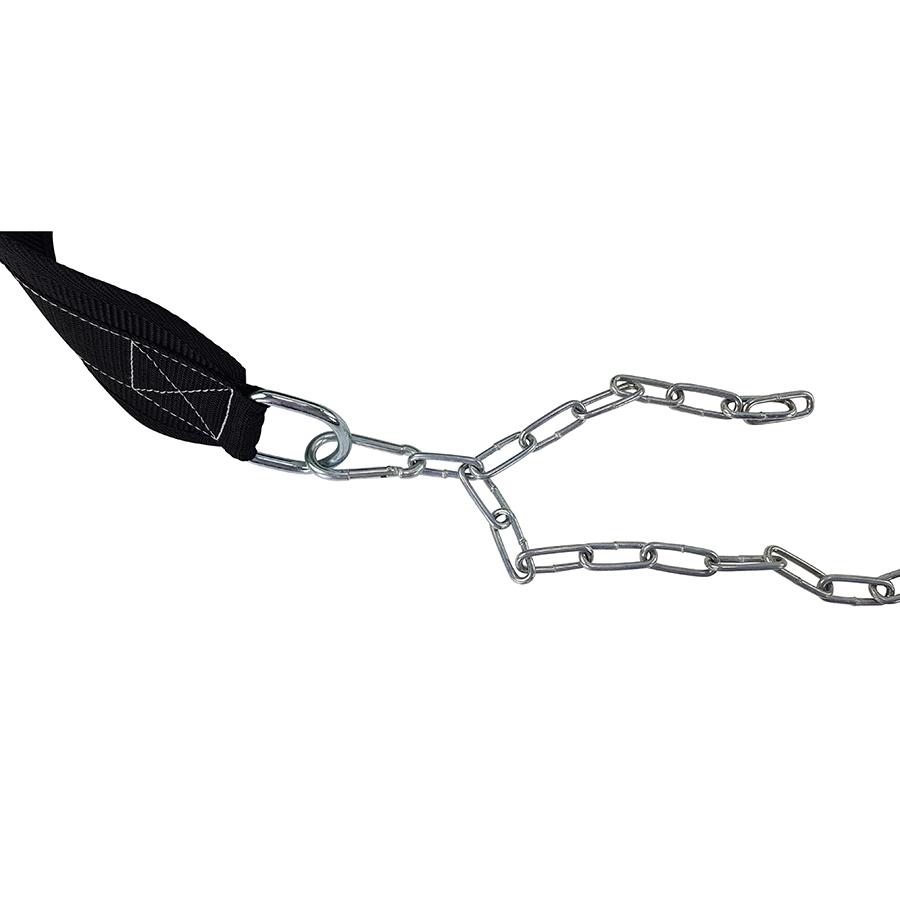 Tunturi - EVA Dip-Gürtel mit Kette - Schwarz Tunturi - EVA Dip-Gürtel mit Kette - Schwarz