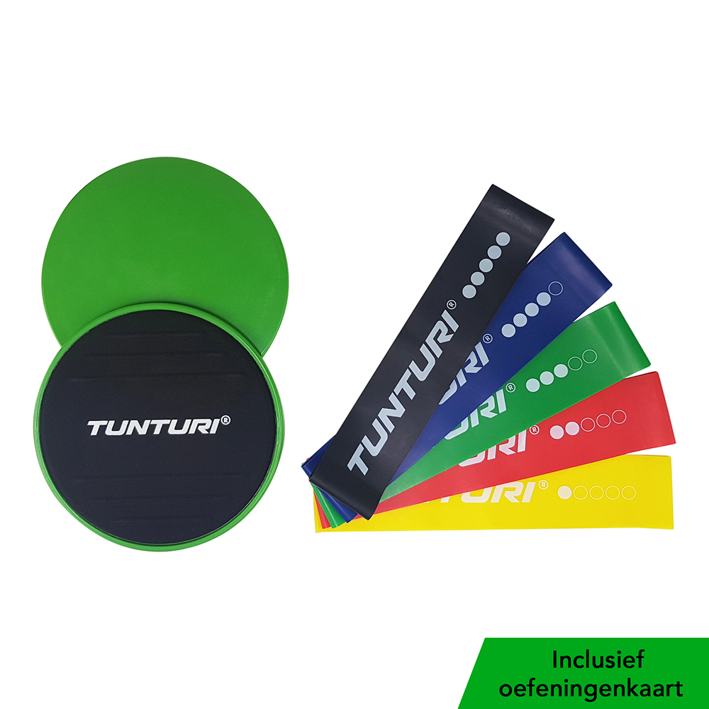 Tunturi - Resistance & Core Sliders Set