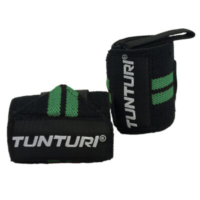 Tunturi Handgelenkbandagen - Functional Training Wrist Wraps - Schwarz / Grün Tunturi Handgelenkbandagen - Functional Training Wrist Wraps - Schwarz / Grün